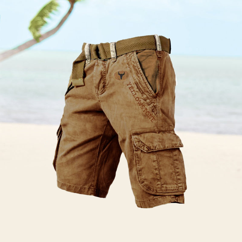 Men's Versatile Cargo Shorts | Relaxed Fit | Multiple Pockets | Durable & Comfortable | Outdoor & Casual Wear