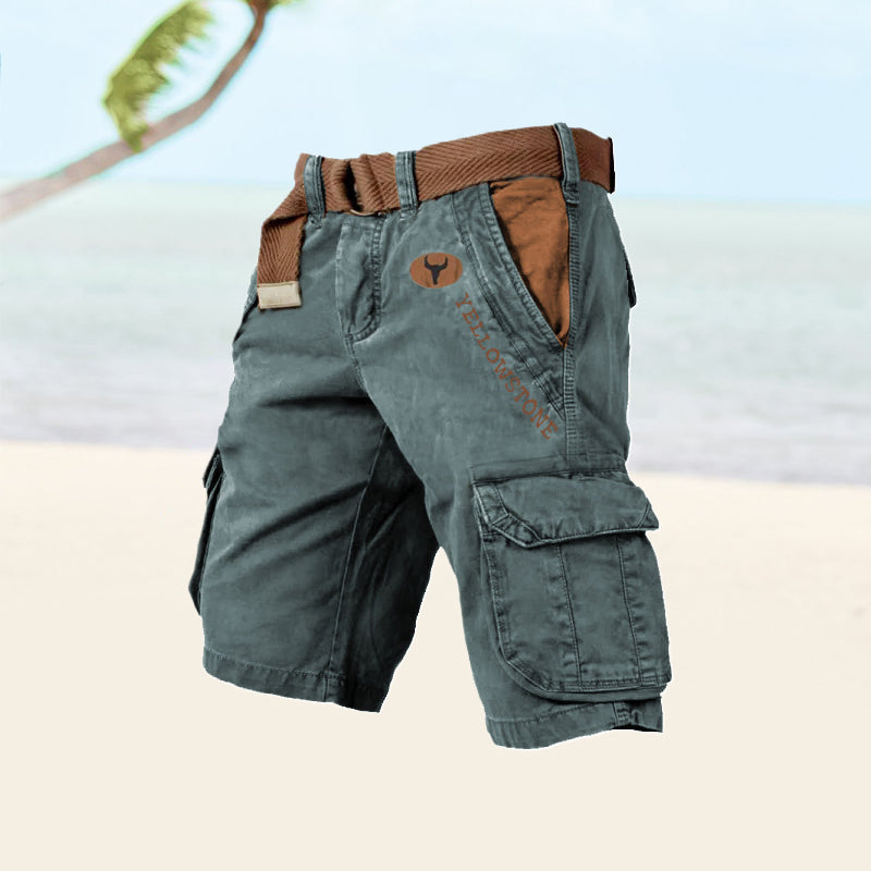 Men's Versatile Cargo Shorts | Relaxed Fit | Multiple Pockets | Durable & Comfortable | Outdoor & Casual Wear