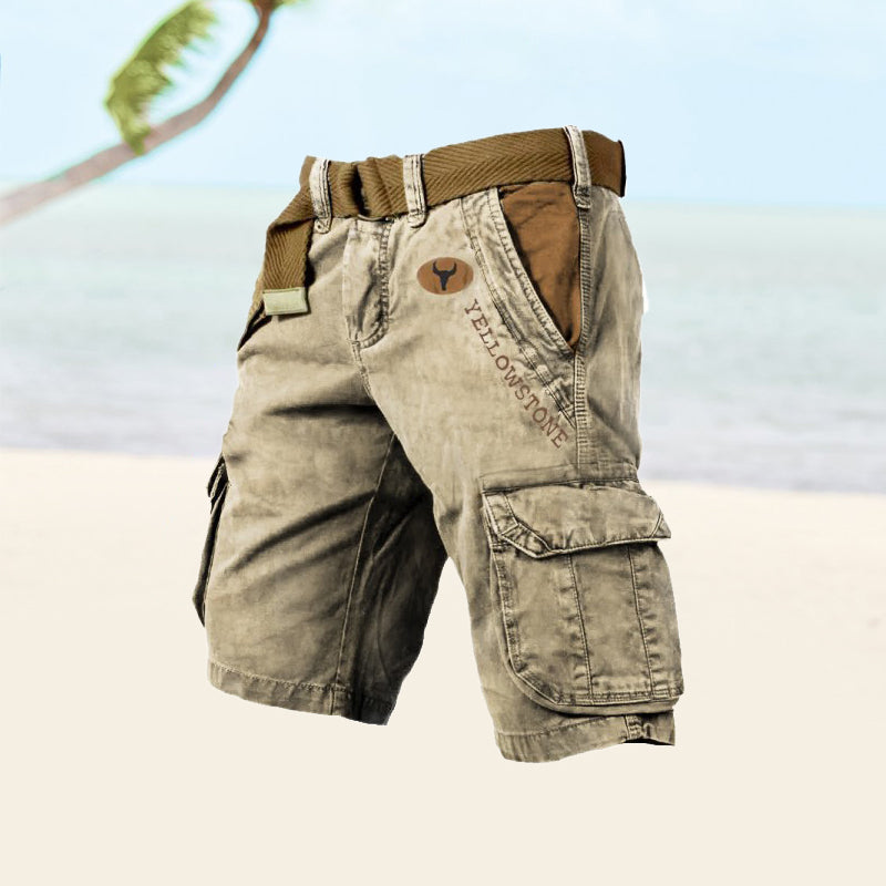 Men's Versatile Cargo Shorts | Relaxed Fit | Multiple Pockets | Durable & Comfortable | Outdoor & Casual Wear