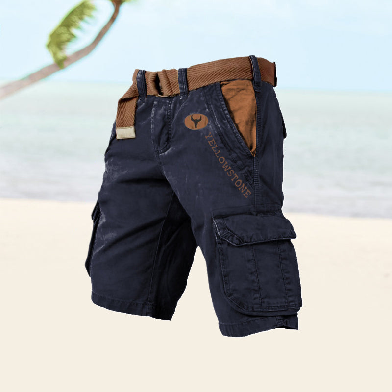 Men's Versatile Cargo Shorts | Relaxed Fit | Multiple Pockets | Durable & Comfortable | Outdoor & Casual Wear