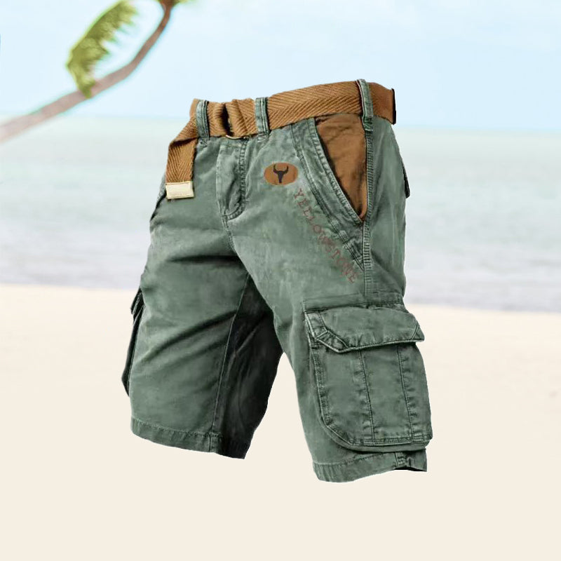 Men's Versatile Cargo Shorts | Relaxed Fit | Multiple Pockets | Durable & Comfortable | Outdoor & Casual Wear