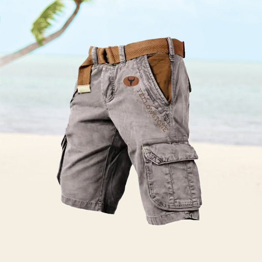 Men's Versatile Cargo Shorts | Relaxed Fit | Multiple Pockets | Durable & Comfortable | Outdoor & Casual Wear