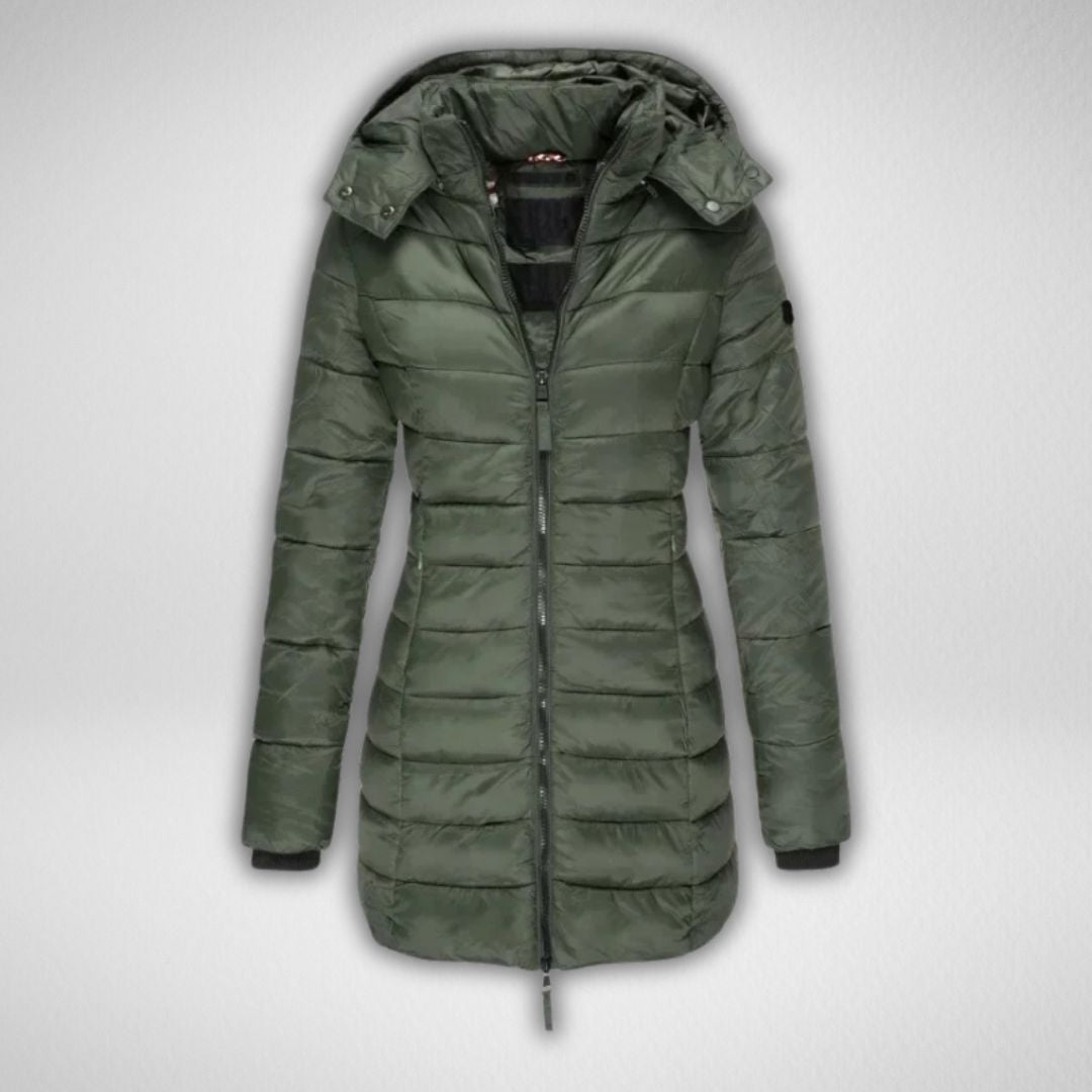 Women's Comfortable Winter Puffer Coat | Warm & Insulated | Water-Resistant | Stylish Casual Outerwear | Slim fit | For Women