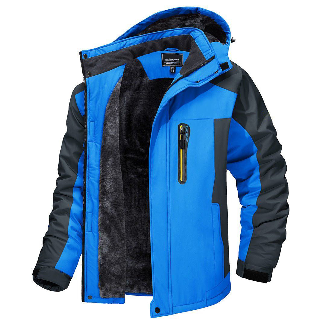 Men's Waterproof Dual-Colour Outdoor Jacket | Lightweight | Weather-Resistant | Hiking & Activewear