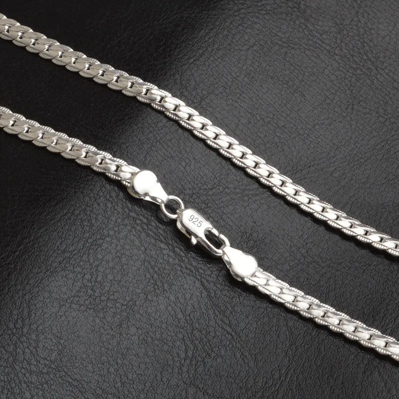 Men's Sterling Silver Necklace | 925 High-Quality | Timeless Elegance | Perfect Gift for Any Occasion