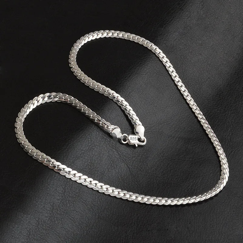 Men's Sterling Silver Necklace | 925 High-Quality | Timeless Elegance | Perfect Gift for Any Occasion