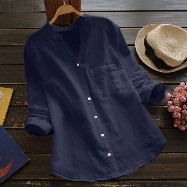 Women's Casual Loose-Fit Shirt | Relaxed Fit | Lightweight & Breathable | Versatile Everyday Blouse