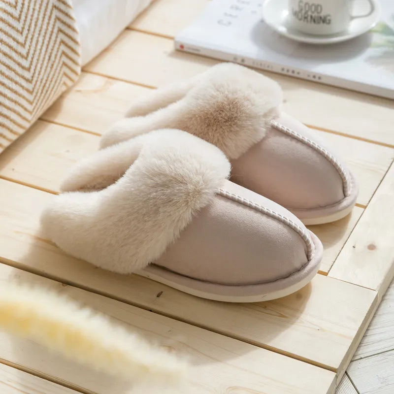 Women's Soft and Warm Slippers | Cozy Plush Design | Ideal for Winter Comfort | For Women