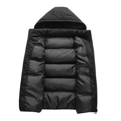 Men's Down Puffer Sleeveless Jacket | Removable Hood | Casual Outdoor Winter Jacket | Warm & Stylish