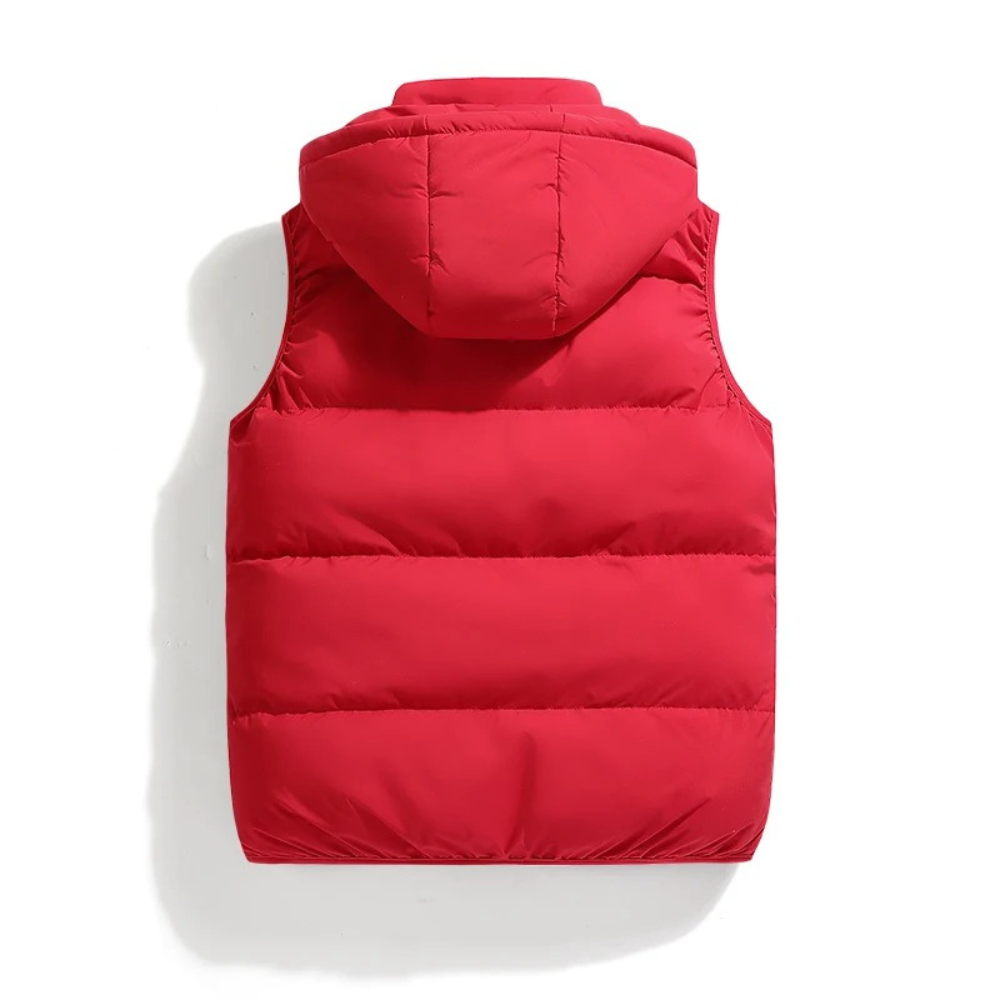 Men's Down Puffer Sleeveless Jacket | Removable Hood | Casual Outdoor Winter Jacket | Warm & Stylish