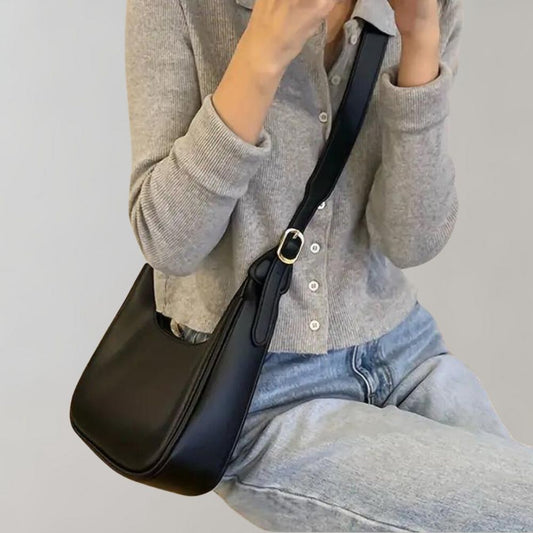 Women's Trendy Durable Crossbody Bag | Spacious & Versatile | Black/White | Ideal for Everyday Use