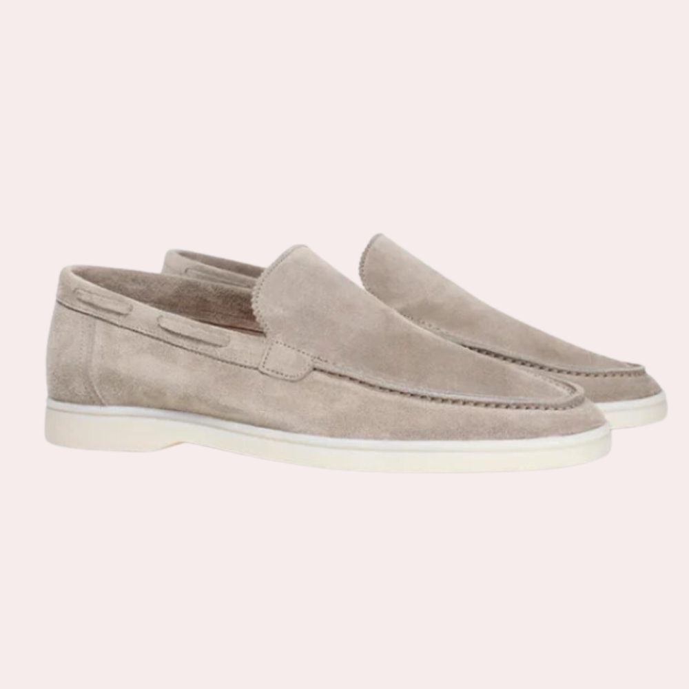 Men's Comfortable Suede Topsider Shoes | Soft Suede | Elastic Inserts | Non-Slip Sole | Casual & Semi-Formal | Trendy Footwear