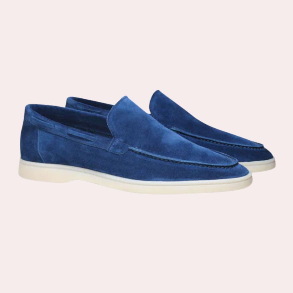 Men's Comfortable Suede Topsider Shoes | Soft Suede | Elastic Inserts | Non-Slip Sole | Casual & Semi-Formal | Trendy Footwear