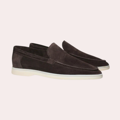 Men's Comfortable Suede Topsider Shoes | Soft Suede | Elastic Inserts | Non-Slip Sole | Casual & Semi-Formal | Trendy Footwear