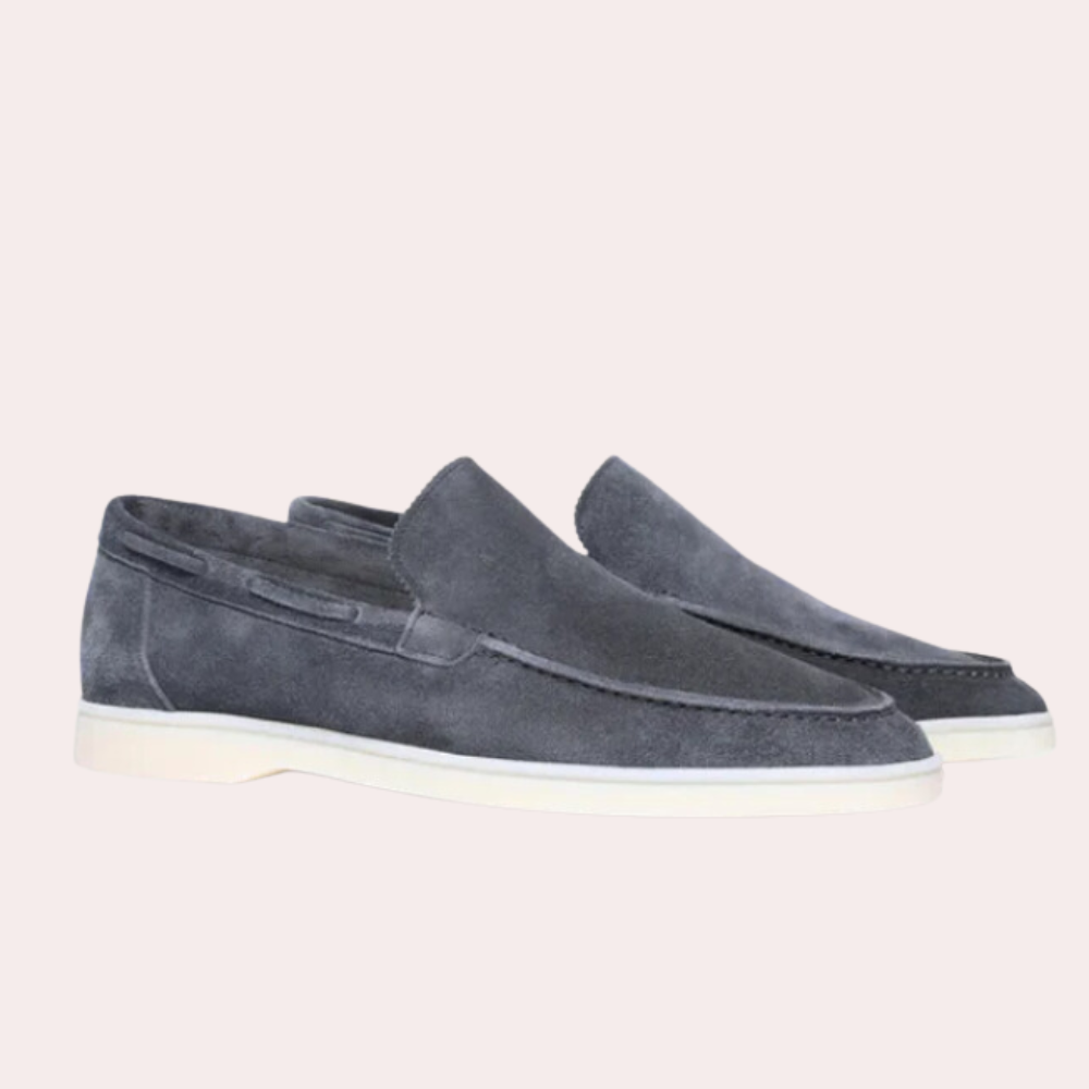 Men's Comfortable Suede Topsider Shoes | Soft Suede | Elastic Inserts | Non-Slip Sole | Casual & Semi-Formal | Trendy Footwear