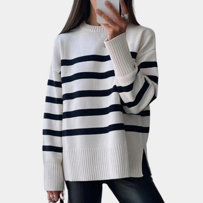 Women's Oversized Knit Sweater | Relaxed Fit | Soft & Breathable Fabric | Casual & Layering Pullover