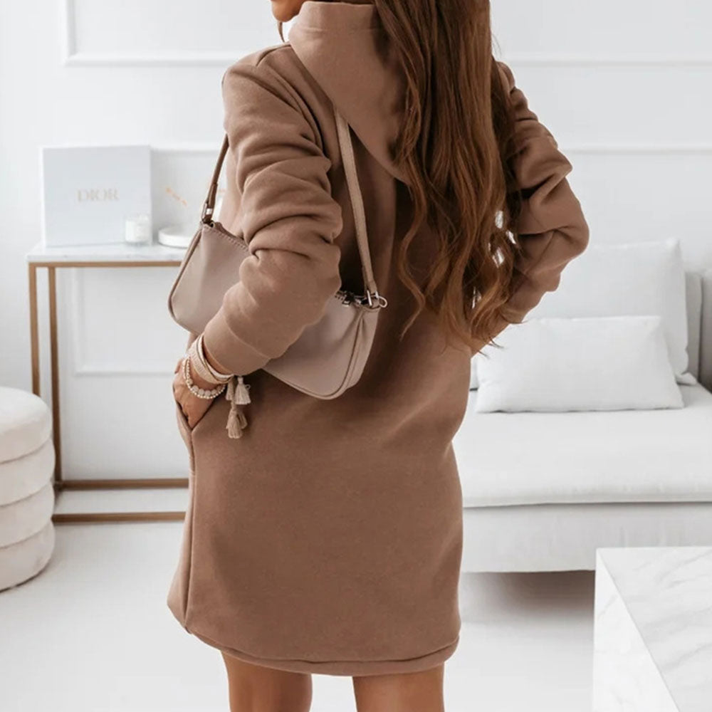 Women's Hoodie Sweater Dress | Cozy & Comfortable | Casual Fit | For Women