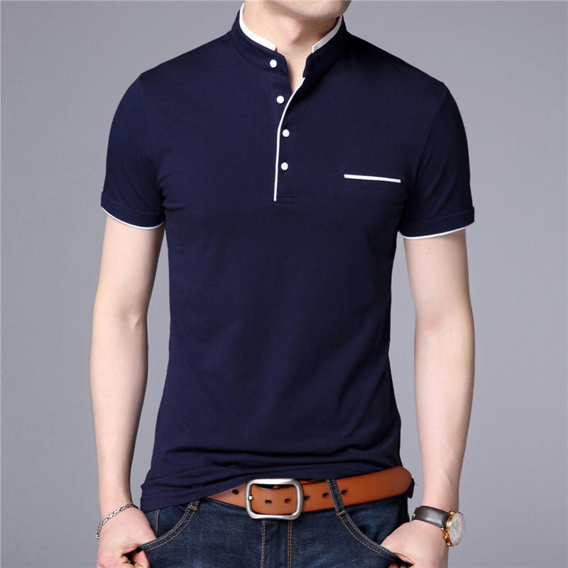 Men's Fitted Casual Polo Shirt | Slim Fit | Lightweight & Breathable | Versatile for All Seasons | Modern Design for Men