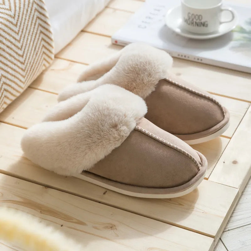 Women's Soft and Warm Slippers | Cozy Plush Design | Ideal for Winter Comfort | For Women