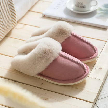 Women's Soft and Warm Slippers | Cozy Plush Design | Ideal for Winter Comfort | For Women