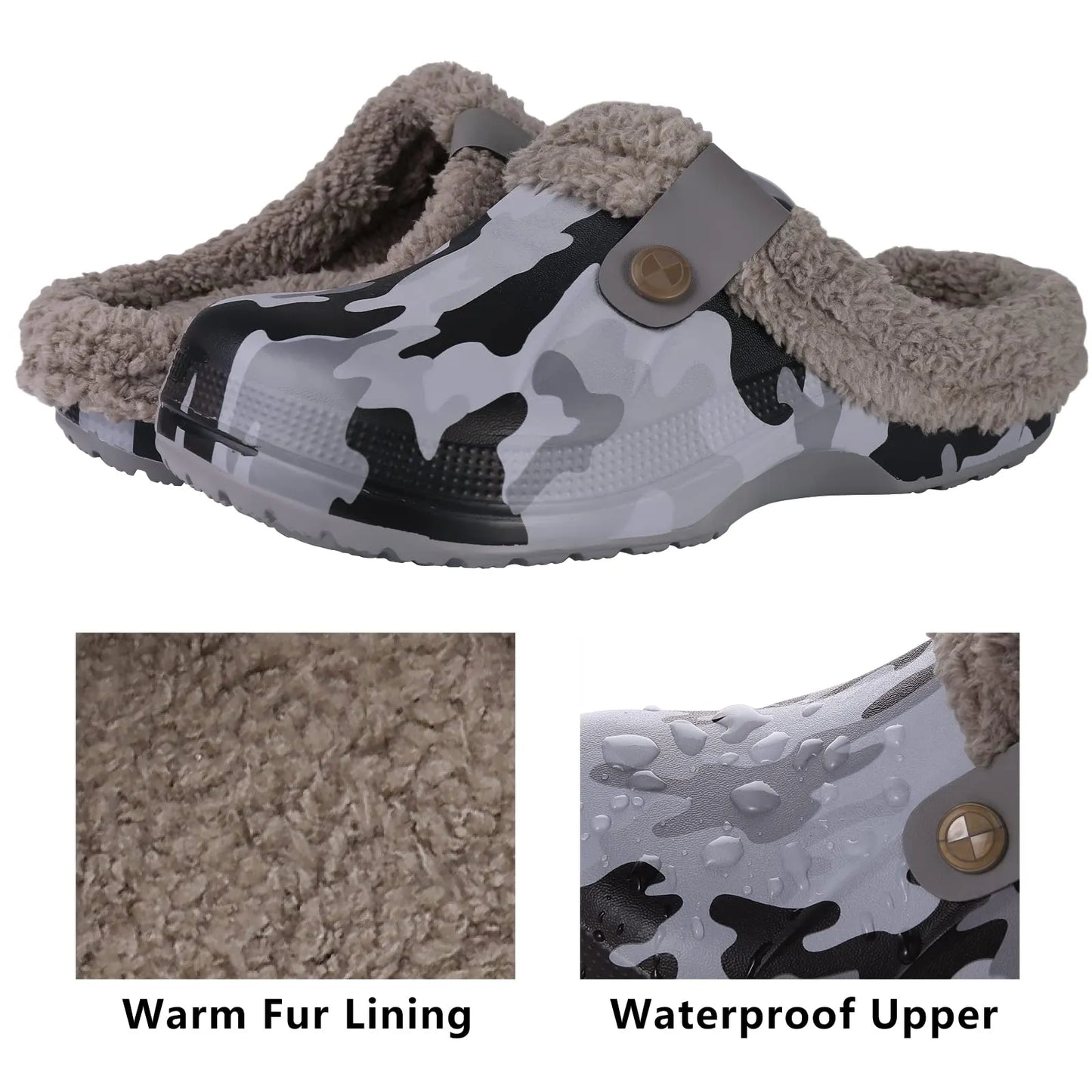 Women's Warm and Versatile Clogs | Indoor & Outdoor Use | Soft & Comfortable | For Women