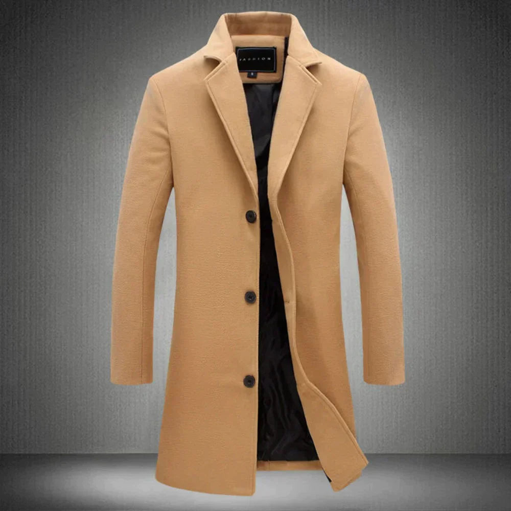 Men's Elegant Coat | Classic Fit | Timeless Style | Perfect for Any Occasion