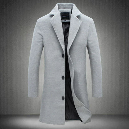 Men's Elegant Coat | Classic Fit | Timeless Style | Perfect for Any Occasion