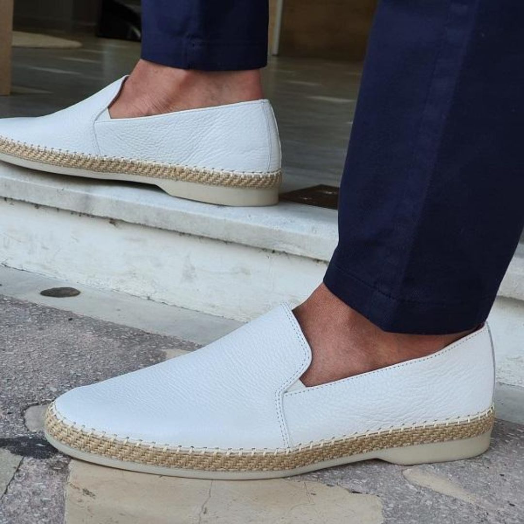 Men's Stylish & Comfortable Loafers | All-Day Comfort | Colour White | Modern Design | For Men