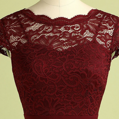 Women's Vintage Bordeaux Dress | Timeless Design | Elegant Fit | Evening & Formal Wear