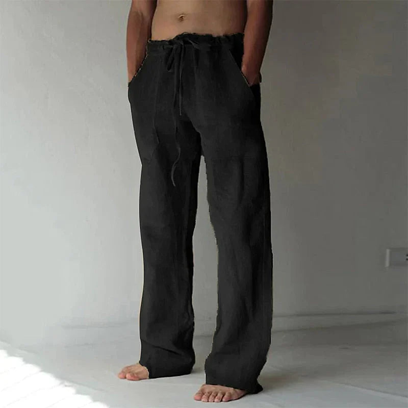 Men’s Baggy Sleek Trousers | Relaxed Fit | Breathable & Lightweight | Casual Everyday Pants