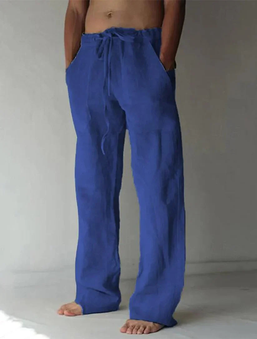 Men’s Baggy Sleek Trousers | Relaxed Fit | Breathable & Lightweight | Casual Everyday Pants