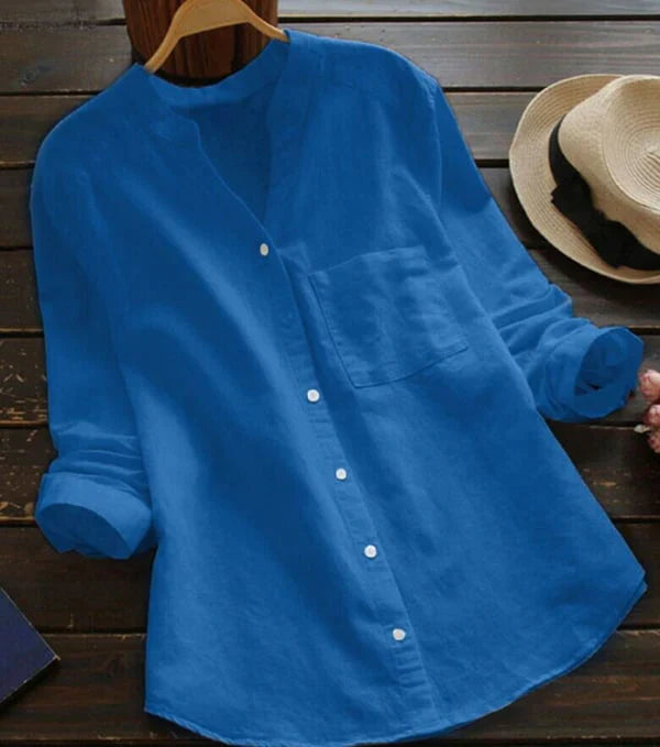 Women's Casual Loose-Fit Shirt | Relaxed Fit | Lightweight & Breathable | Versatile Everyday Blouse