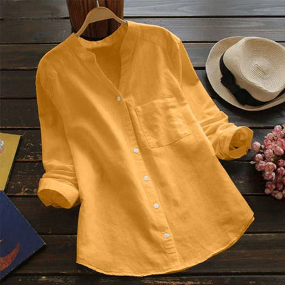 Women's Casual Loose-Fit Shirt | Relaxed Fit | Lightweight & Breathable | Versatile Everyday Blouse