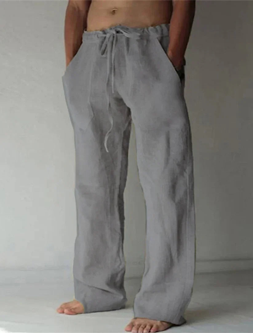 Men’s Baggy Sleek Trousers | Relaxed Fit | Breathable & Lightweight | Casual Everyday Pants