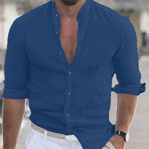 Men's Stylish Long-Sleeve Shirt | Regular Fit | Versatile & Comfortable | Casual & Formal Wear