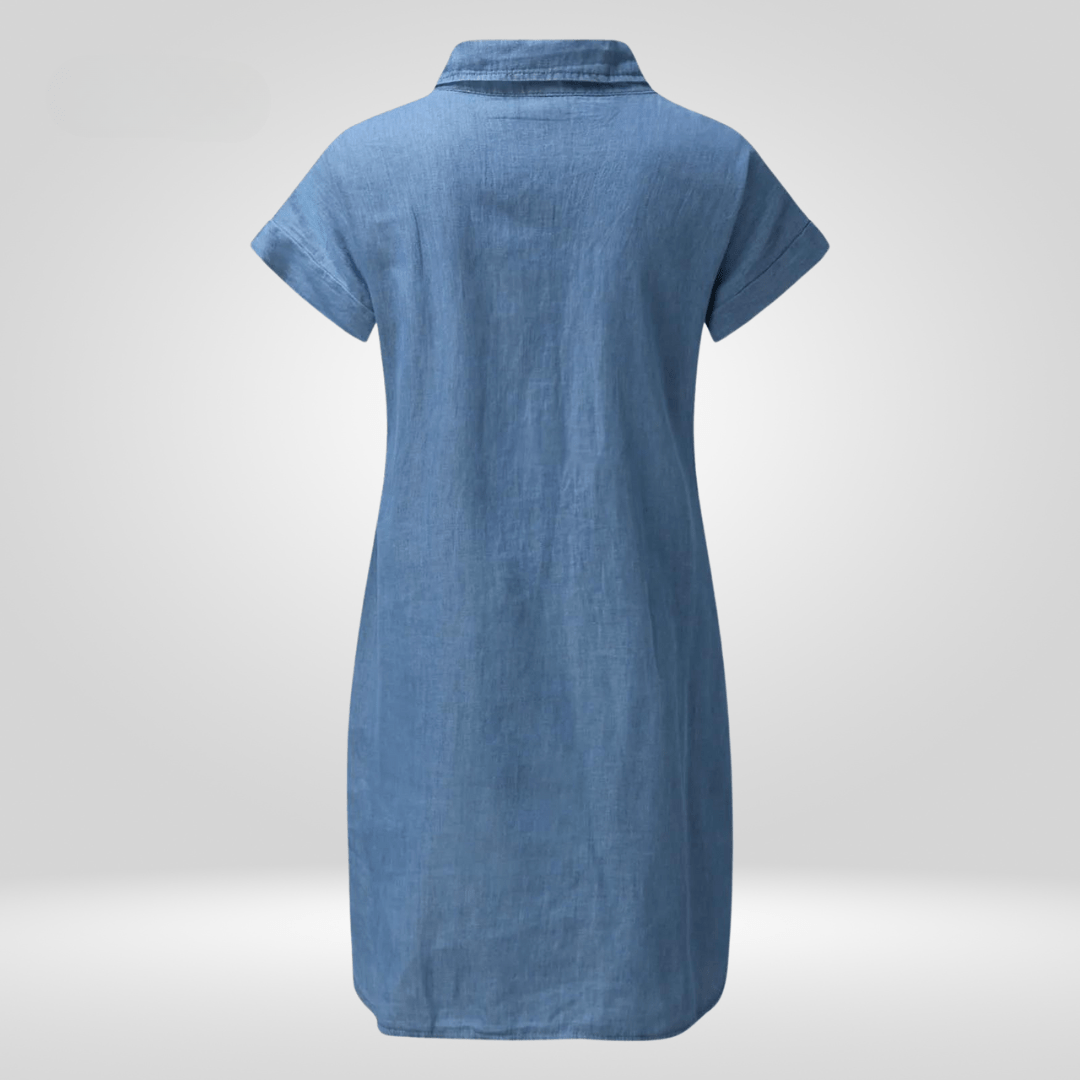 Women's Casual Shirt Dress | Loose Fit | Timeless Button-Down Style