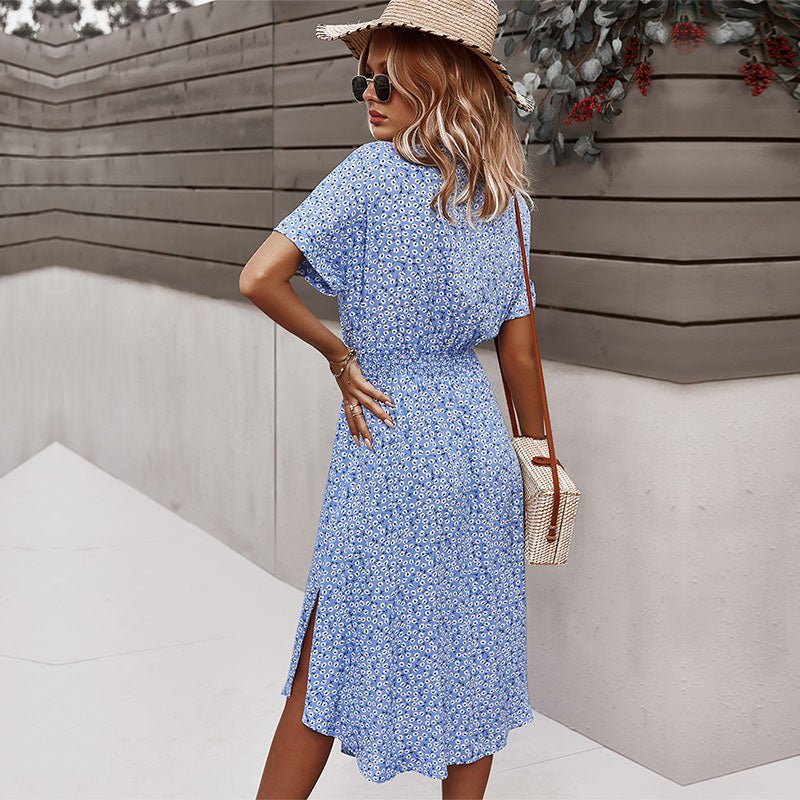 Women's Elegant Belted Floral Dress | Flattering Fit | Versatile & Comfortable