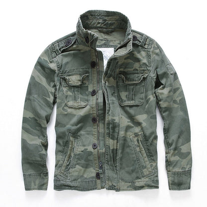 Men's Military Camouflage Jacket | Outdoor & Windproof | Warm & Durable | Relaxed Fit