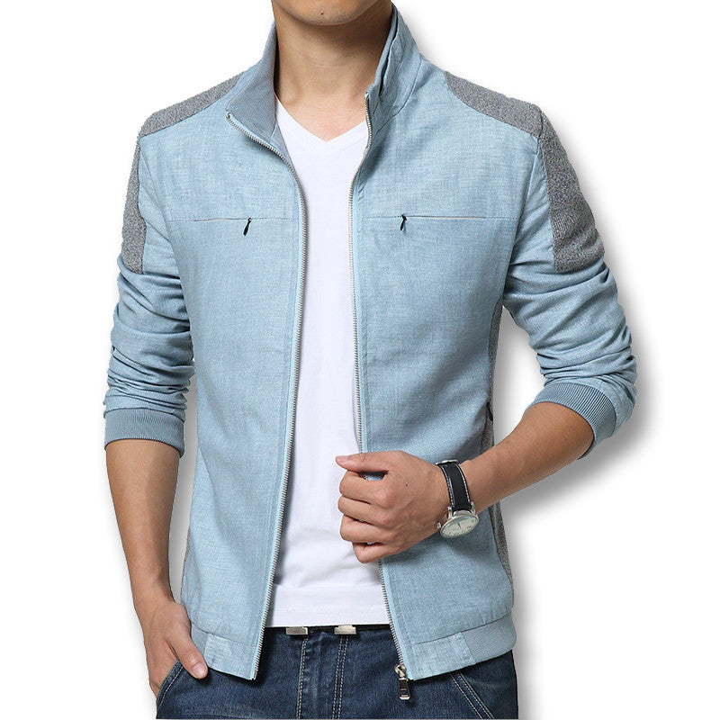 Men's Soft Outwear Bomber Jacket | Slim Fit | Casual & Outdoor Wear | Zipper Closure