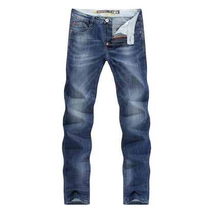 Men's Stonewashed Thin Jeans | Slim Fit | Versatile Style | Durable & Comfortable