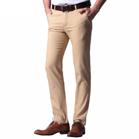 Men's Casual Fashion Classic Trousers | Straight Fit | Durable Broadcloth | Versatile & Stylish | Ideal for Casual & Semi-Formal Occasions