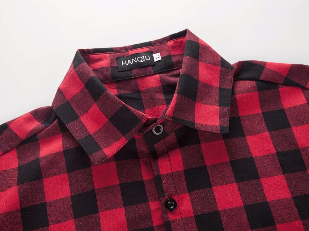 Men's Checkered Plaid-pattern Shirt | Slim Fit | Casual & Work Shirt | Versatile Style | For Men