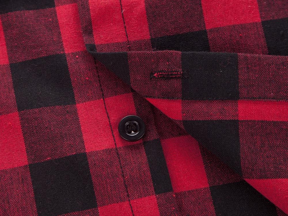 Men's Checkered Plaid-pattern Shirt | Slim Fit | Casual & Work Shirt | Versatile Style | For Men