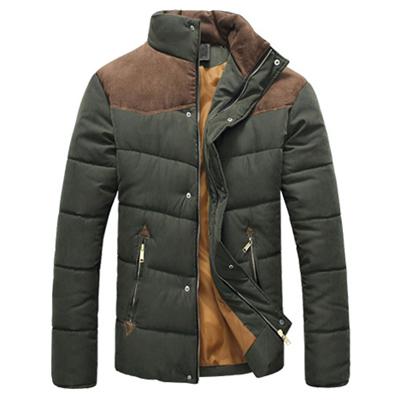 Men's Collar Padded Down Jacket | Ultra-Warm Winter Coat | Comfortable & Practical | For Men