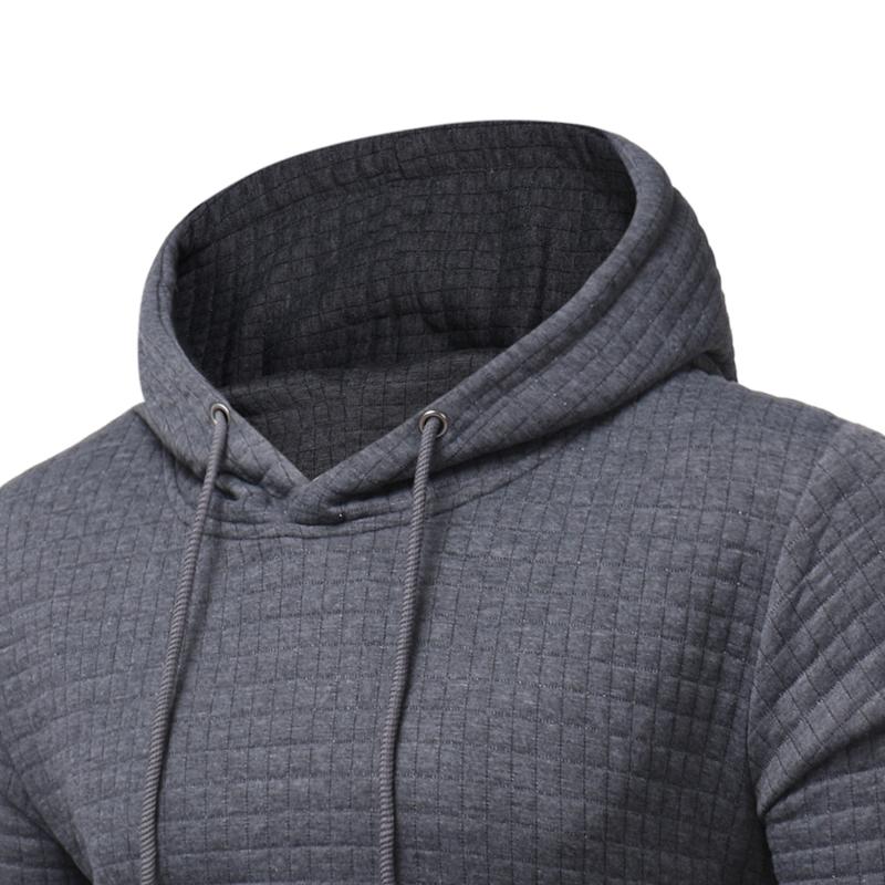 Men's Hooded Pullover Outwear Sweater | Zipper Detail | Ribbed Cuffs | Casual & Sportswear