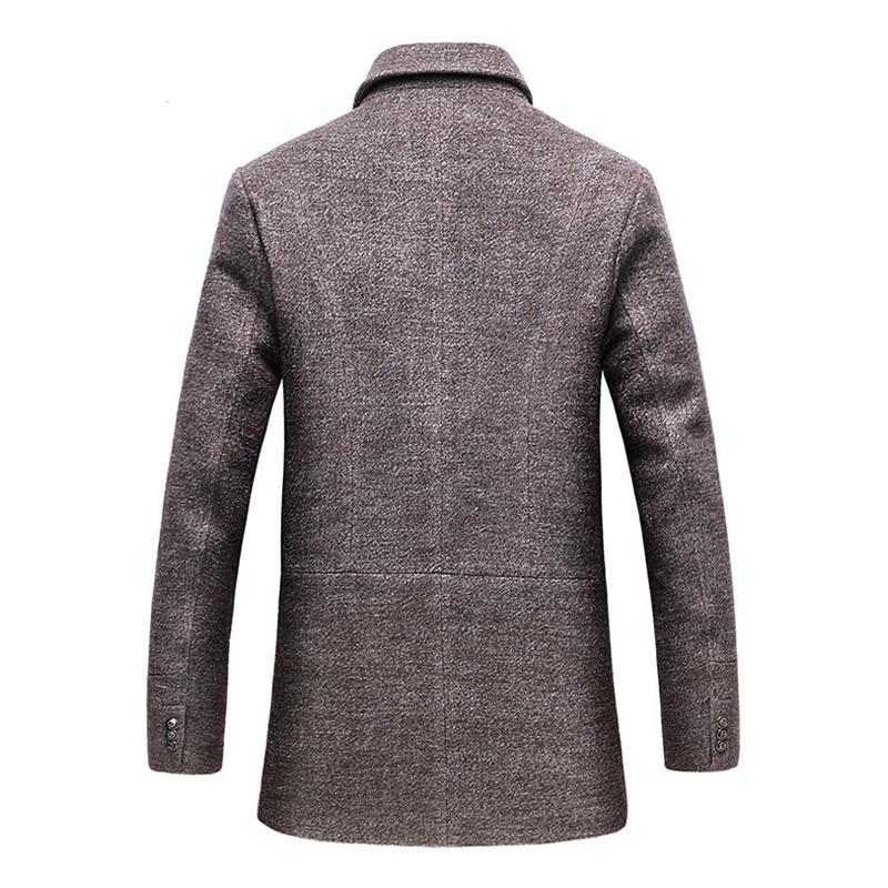 Men's Royal Pea Coat With Detachable Scarf | Classic Fit | Winter Coat for Adults | Men