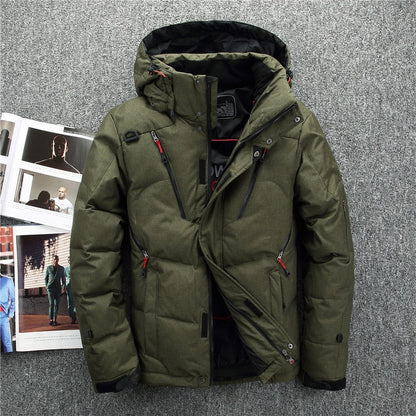 Men's Thick Down Parka Coat | Water-Resistant & Windproof | Winter Jacket for Outdoor & Sports | For Men