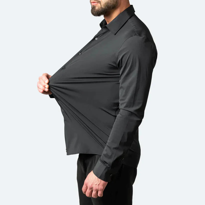 Men's Stretch Comfort Wrinkle-Resistant Shirt | Regular Fit | Easy Care | Durable