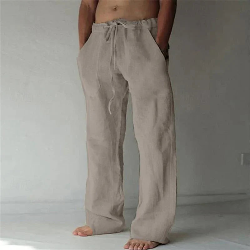 Men’s Baggy Sleek Trousers | Relaxed Fit | Breathable & Lightweight | Casual Everyday Pants